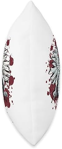 Creepy Zombie Creepy Turkey Thanksgiving Halloween Turkey Zombie | Creepy Thanksgiving Halloween Throw Pillow, 16x16, Multicolor - Image 2