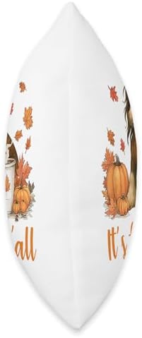 It's Fall Y'all Pumpkin Horse Autumn Thanksgiving Hello Fall Throw Pillow - Image 2