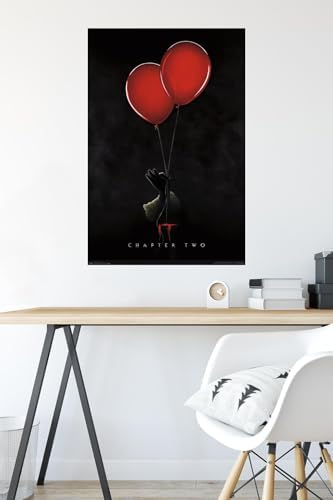 Trends International IT: Chapter 2 - Teaser One Sheet Wall Poster, 22.375" x 34", Premium Poster & Mount Bundle
