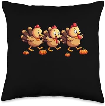 Baby Turkey Thanksgiving Turkey Thanksgiving Turkey Baby Throw Pillow by Unknown
