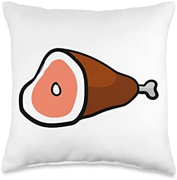 Like Ham Meat Pork Food Lovers Throw Pillow by Unknown