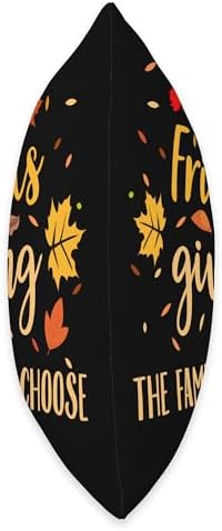 Happy Friendsgiving Friends & Family Fall Thanksgiving Throw Pillow - Image 2