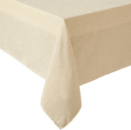 Laura Ashley Harper Tablecloth, 60" x 120", Yellow by LauraAshley