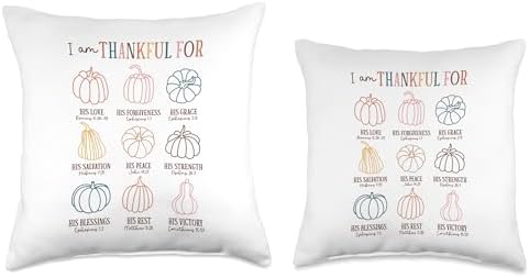 Lord Jesus Fall Season Happy Thanksgiving Throw Pillow - Image 3