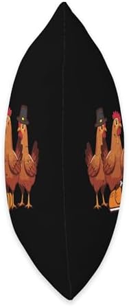 Thanksgiving Chickens Fall Farm Animal Farmer Men Women Kids Throw Pillow - Image 2
