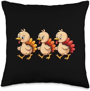 Baby Turkey Thanksgiving Turkey Thanksgiving Turkey Baby Throw Pillow by Unknown