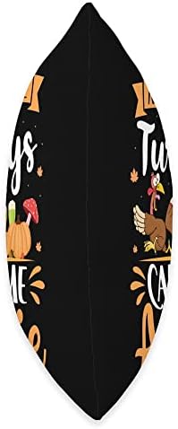 My Favorite Turkeys Call Me Auntie Funny Thanksgiving Design Throw Pillow - Image 2