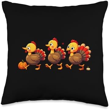 Baby Turkey Thanksgiving Turkey Thanksgiving Turkey Baby Throw Pillow by Unknown