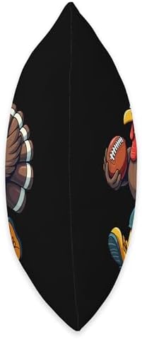 Thanksgiving Football Player Thanksgiving Football Turkey Throw Pillow - Image 2