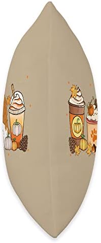 Cavalier Dog Coffee Lovers Pumpkin Spice Fall Thanksgiving Throw Pillow - Image 2