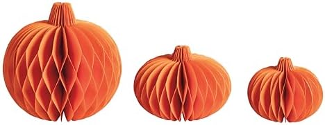 Mud Pie Thanksgiving Paper Pumpkin Sitter Set by MudPie