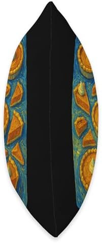 Pumpkin Pie Starry Night Van Gogh for Thanksgiving Lover Throw Pillow - Image 2