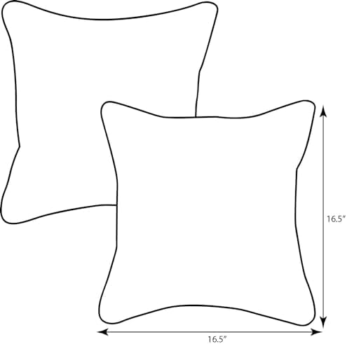 Pillow Perfect Indoor Appliquéd Halloween Tabs Lumbar Throw Pillow, 17.5” x 17.5”, Black