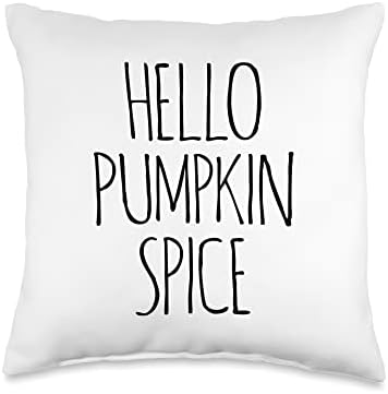THANKSGIVING PUMPKIN SPICE DECORATIONS MENS WOMENS CHILDRENS Throw Pillow by Unknown