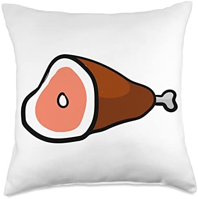 Like Ham Meat Pork Food Lovers Throw Pillow by Unknown