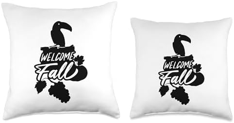 Welcome Fall Seasonal Thanksgiving Autumn Leaves Throw Pillow - Image 3