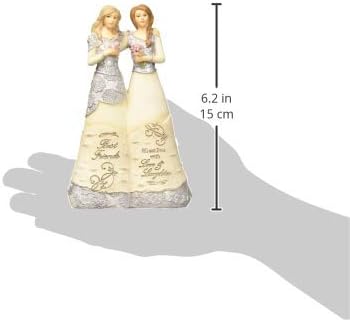 Pavilion Gift Company - Best Friends Fill Our Lives with Love & Laughter - 6 Inch Collectible Elements Double Angel Figurine