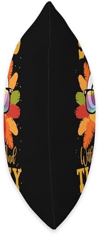 Stuffed With Love & Turkey Thanksgiving Family-Friendly Throw Pillow - Image 2
