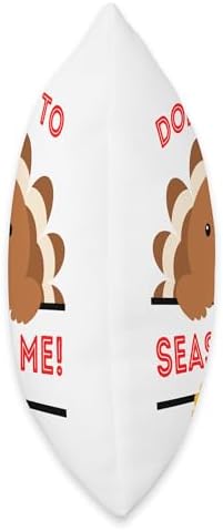 Don't Forget to Season me Funny Thanksgiving sarcatic Turkey Throw Pillow - Image 2