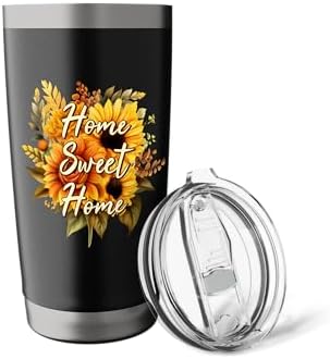 Home Sweet Home Fall Vibes Autumn Thanksgiving Stainless Steel Insulated Tumbler - Image 5