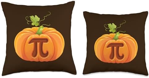 Pumpkin Pi Pie Math Teacher Halloween Costume Thanksgiving Throw Pillow - Image 3