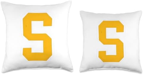 Letter S Chipmunk Christmas Thanksgiving Costume Throw Pillow - Image 3