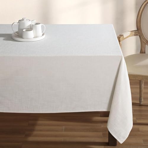 Laura Ashley Harper Tablecloth, 60" x 144", Ivory - Image 2