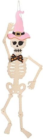 Mud Pie Halloween Girl Skeleton Door Hanger