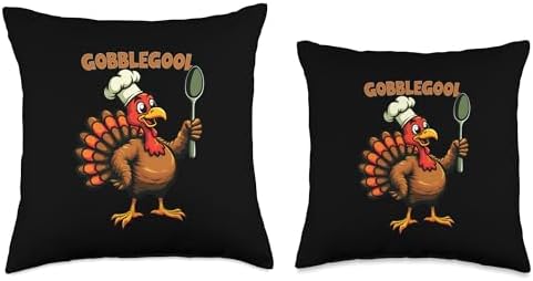 Gobblegool Turkey Thanksgiving gobble gool turkey Funny Throw Pillow - Image 3