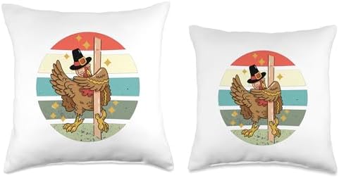 holiday bird Throw Pillow - Image 3