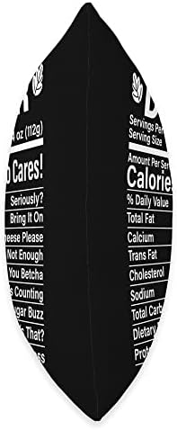 Thanksgiving Dinner Funny Fake Calories Nutritional Facts Throw Pillow - Image 2