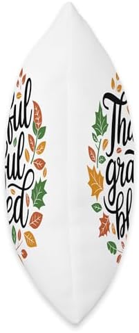Thankful Grateful Blessed, Friendsgiving Thanksgiving Throw Pillow - Image 2
