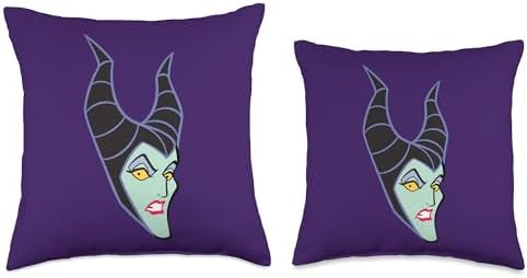 Disney Villains Maleficent Sleeping Beauty Big Face Costume Throw Pillow