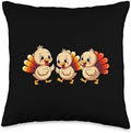 Baby Turkey Thanksgiving Turkey Thanksgiving Turkey Baby Throw Pillow by Unknown