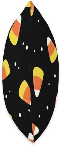 Halloween Candy Corn Pattern Throw Pillow