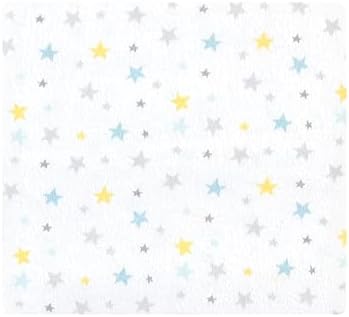 Hudson Baby Unisex Baby Cotton Poly Flannel Receiving Blankets, Boy New Elephant, One Size - Image 4