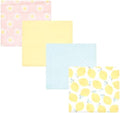 Hudson Baby Unisex Baby Cotton Poly Flannel Receiving Blankets, Lemon Daisy, One Size by HudsonBaby