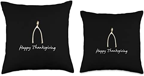Roast Turkey Bone For Wishing Thanksgiving Holiday Dinner Throw Pillow - Image 3