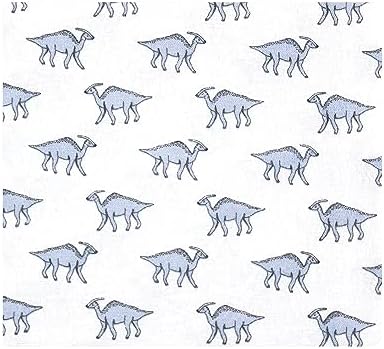 Hudson Baby Unisex Baby Cotton Poly Flannel Receiving Blankets, Boy Dino World, One Size - Image 5