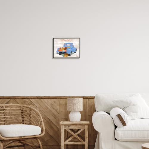 Thankful Farmhouse Harvest Truckload, 11 x 14 Inch Framed Giclée Print - Image 3