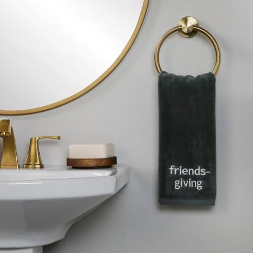SKL Home Thanksgiving/Fall Friendsgiving Hand Towel Set-2pc, Dark Green - Image 4
