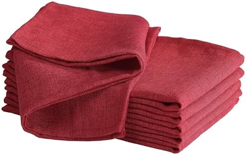 Laura Ashley Harper Set of 6 Napkins, 18" x 18", Red by LauraAshley
