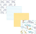 Hudson Baby Unisex Baby Cotton Poly Flannel Receiving Blankets, Safari Friends, One Size by HudsonBaby