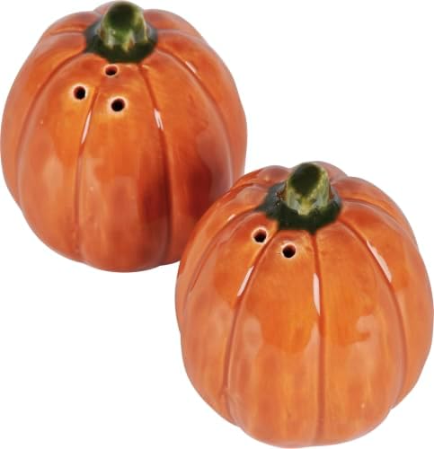 Primitives by Kathy Orange Pumpkin Ceramic Salt and Pepper Shaker Set, 2-Pc - Image 4