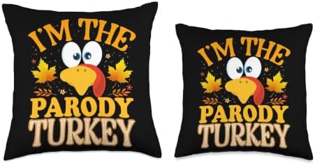 Thanksgiving Turkey I'm The Parody Matching Throw Pillow - Image 3