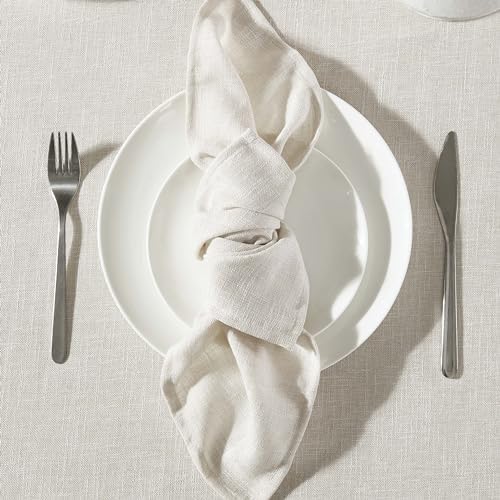 Laura Ashley Harper Set of 6 Napkins, 18" x 18", Ivory - Image 3