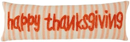 Mud Pie Tufted Thanksgiving Long Pillow; 11" x 35" by MudPie