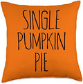 THANKSGIVING SINGLE PUMPKIN DAY SAYING DECORATIONS MEN WOMEN Throw Pillow by Unknown