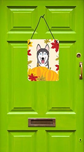 Caroline's Treasures BB2024DS1216 Alaskan Malamute Thanksgiving Wall or Door Hanging Prints Aluminum Metal Sign Kitchen Wall Bar Bathroom Plaque Home Decor Front Door Plaque, 12x16, Multicolor - Image 2