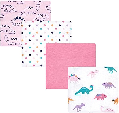Hudson Baby Unisex Baby Cotton Flannel Receiving Blankets, CuteASaurus, One Size by HudsonBaby